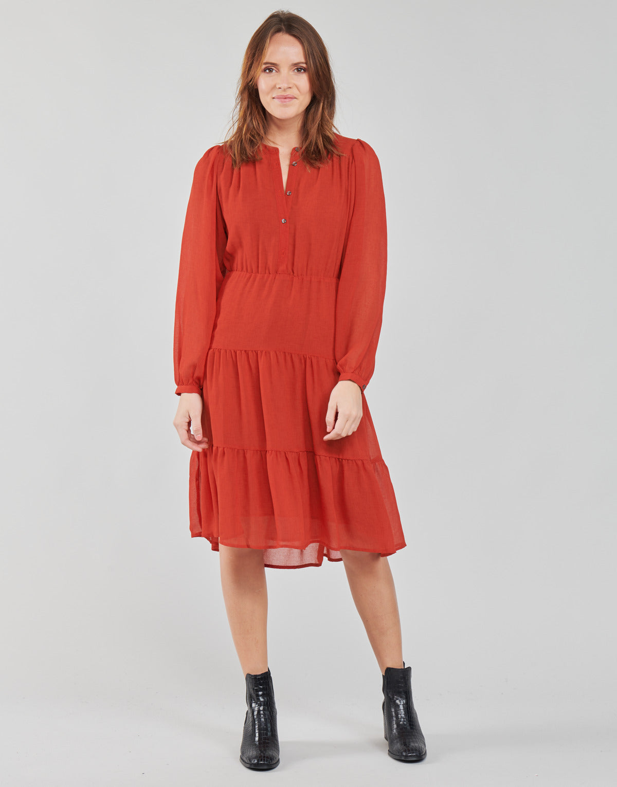 Abito lungo Donna See U Soon 21222100 Rosso