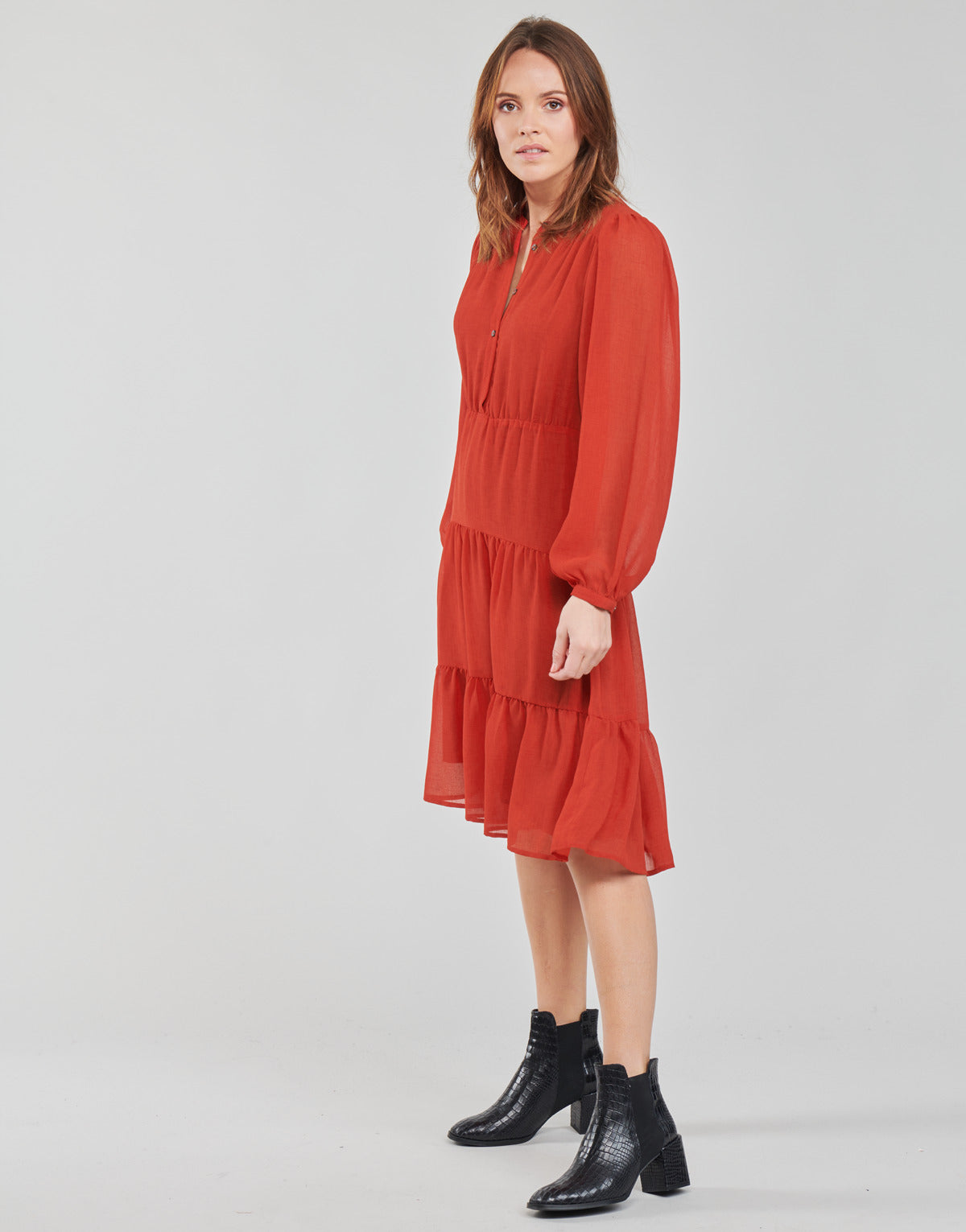 Abito lungo Donna See U Soon 21222100 Rosso