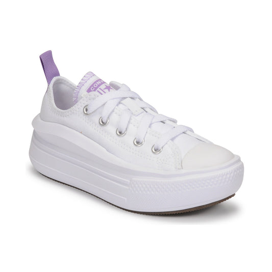 Scarpe bambini ragazza Converse CHUCK TAYLOR ALL STAR MOVE CANVAS OX Bianco