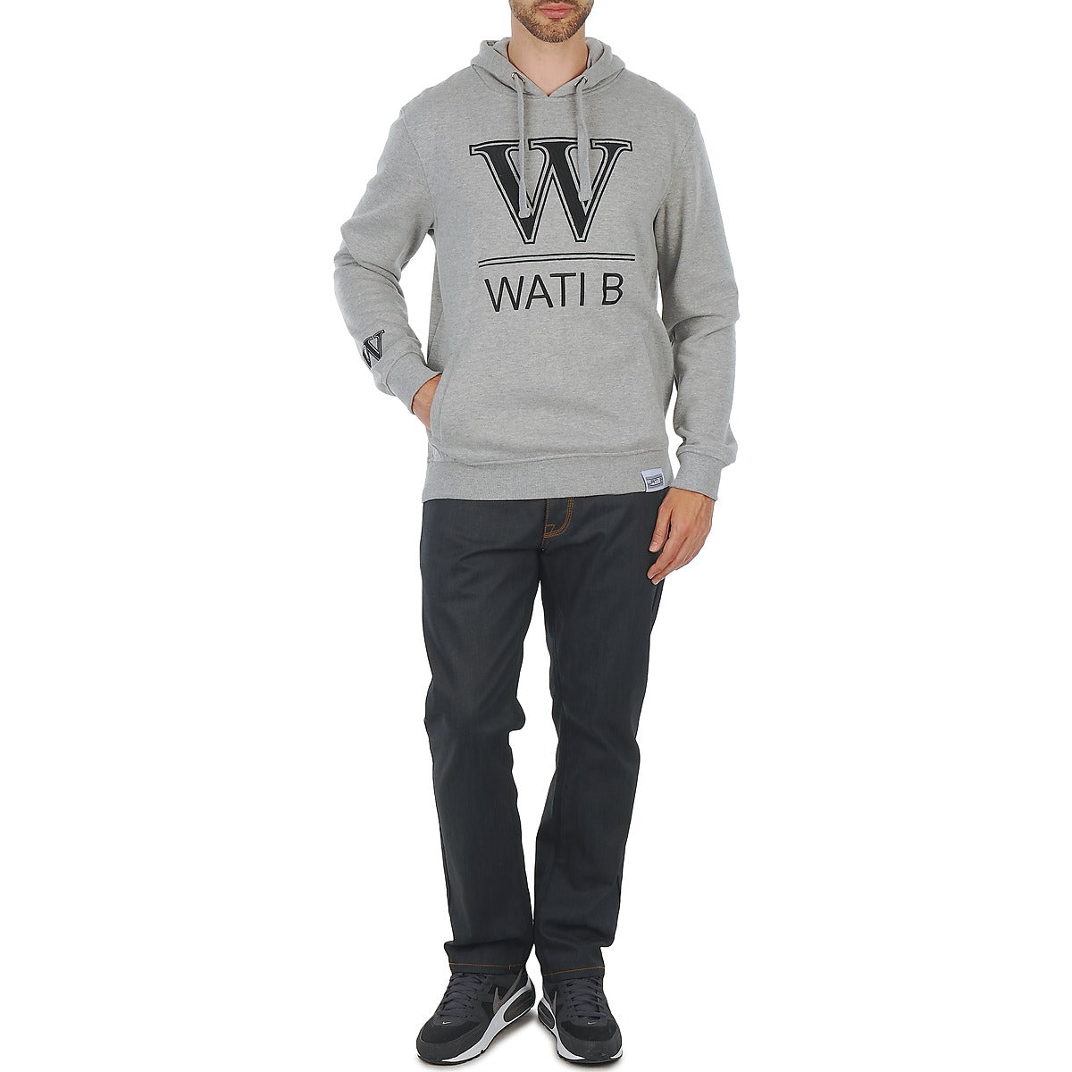 Felpa Uomo Wati B HOODA Grigio