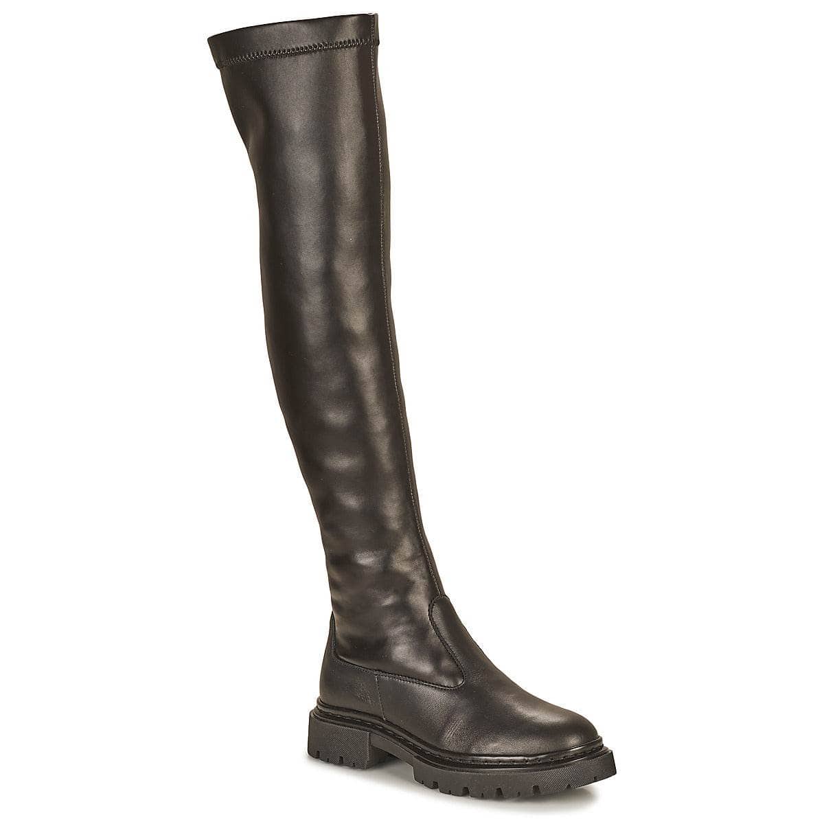 Stivali a metà coscia Donna Ikks BT80105 Nero