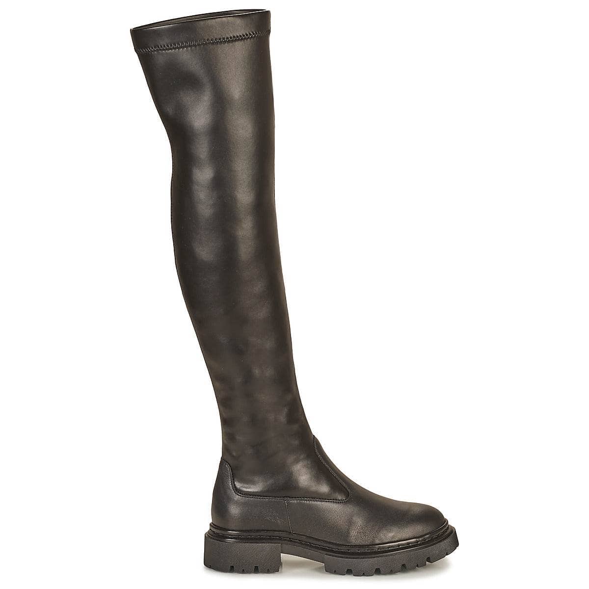 Stivali a metà coscia Donna Ikks BT80105 Nero