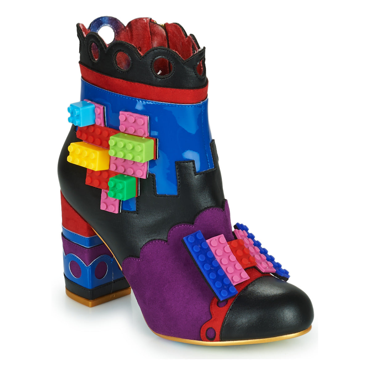 Stivaletti Donna Irregular Choice  BUILDING LOVE  Nero