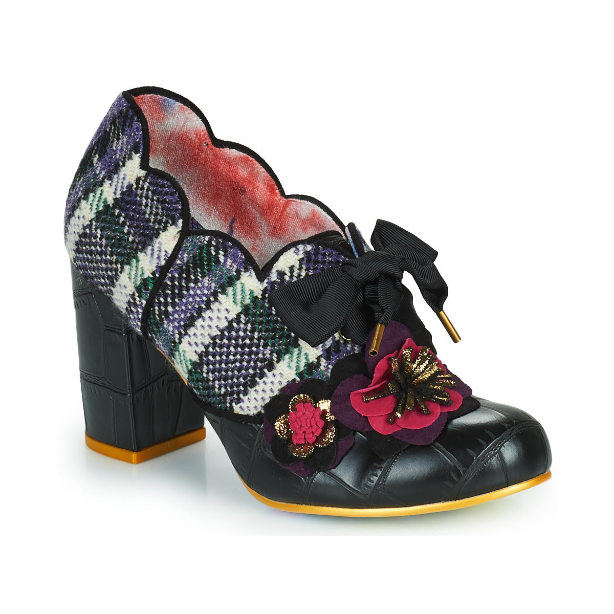 Scarpe Donna Irregular Choice KIND WORDS Nero