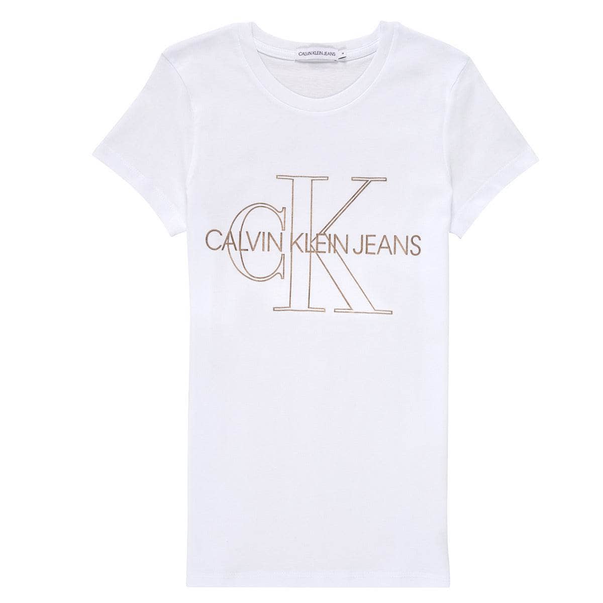 T-shirt ragazza Calvin Klein Jeans TIZIE Bianco