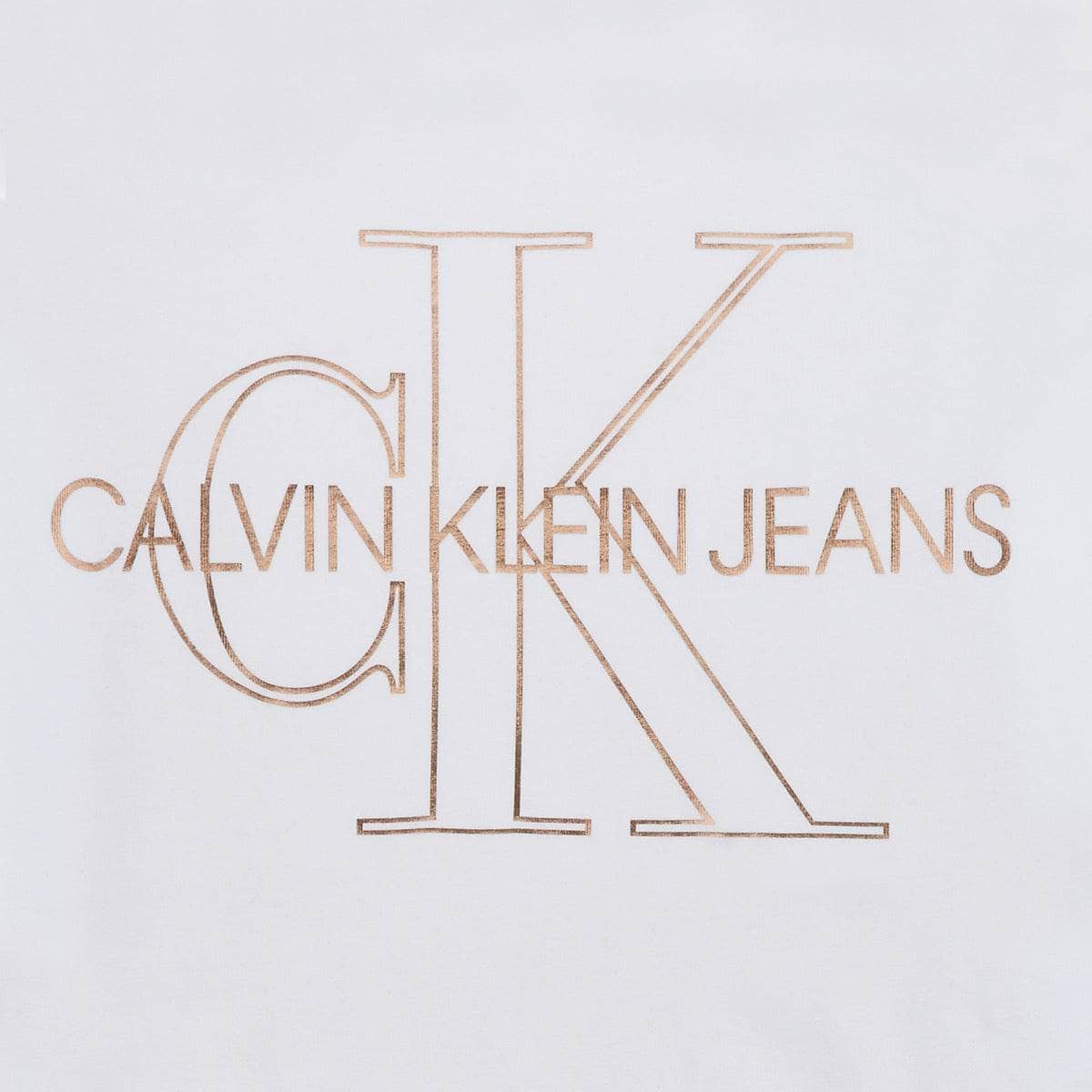 T-shirt ragazza Calvin Klein Jeans TIZIE Bianco