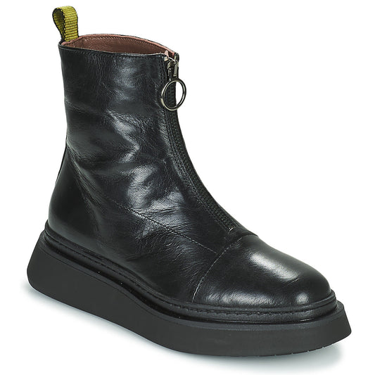 Stivaletti Donna Mjus BASE ZIP Nero