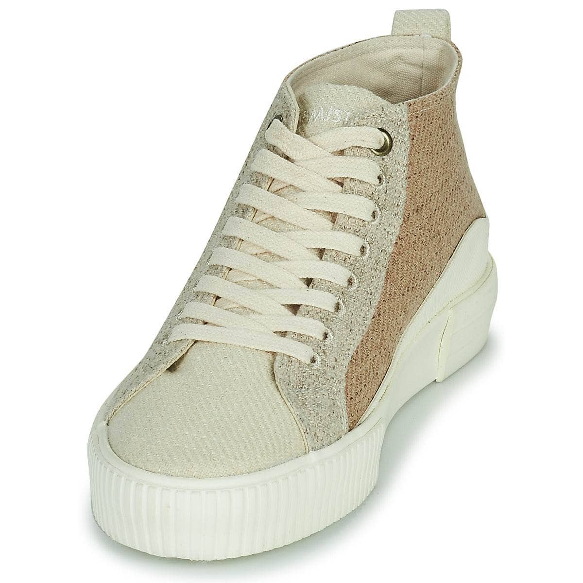 Sneakers alte Donna Armistice FOXY MID LACE W Beige