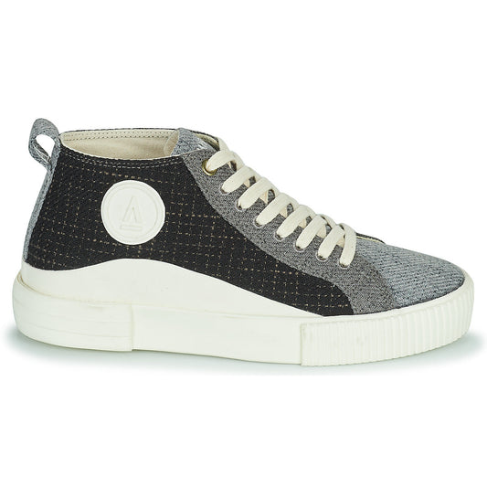 Sneakers alte Donna Armistice FOXY MID LACE W Nero