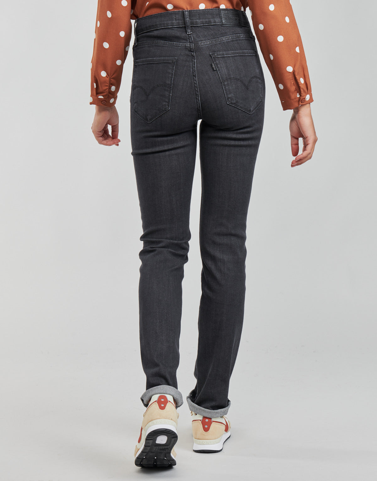 Jeans Donna Levis 725 HIGH RISE STRAIGHT Nero