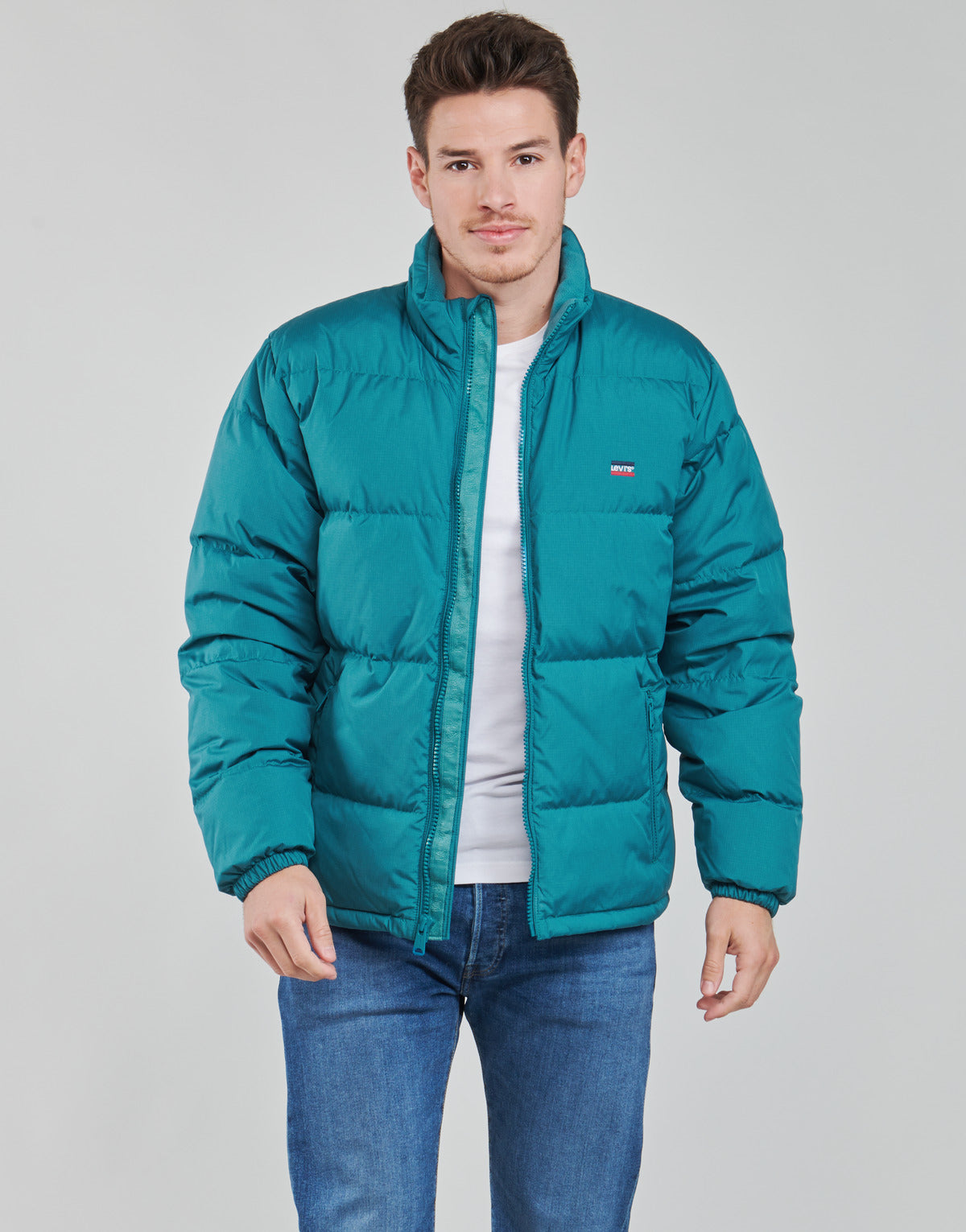 Piumino Uomo Levis FILLMORE SHORT JACKET Blu