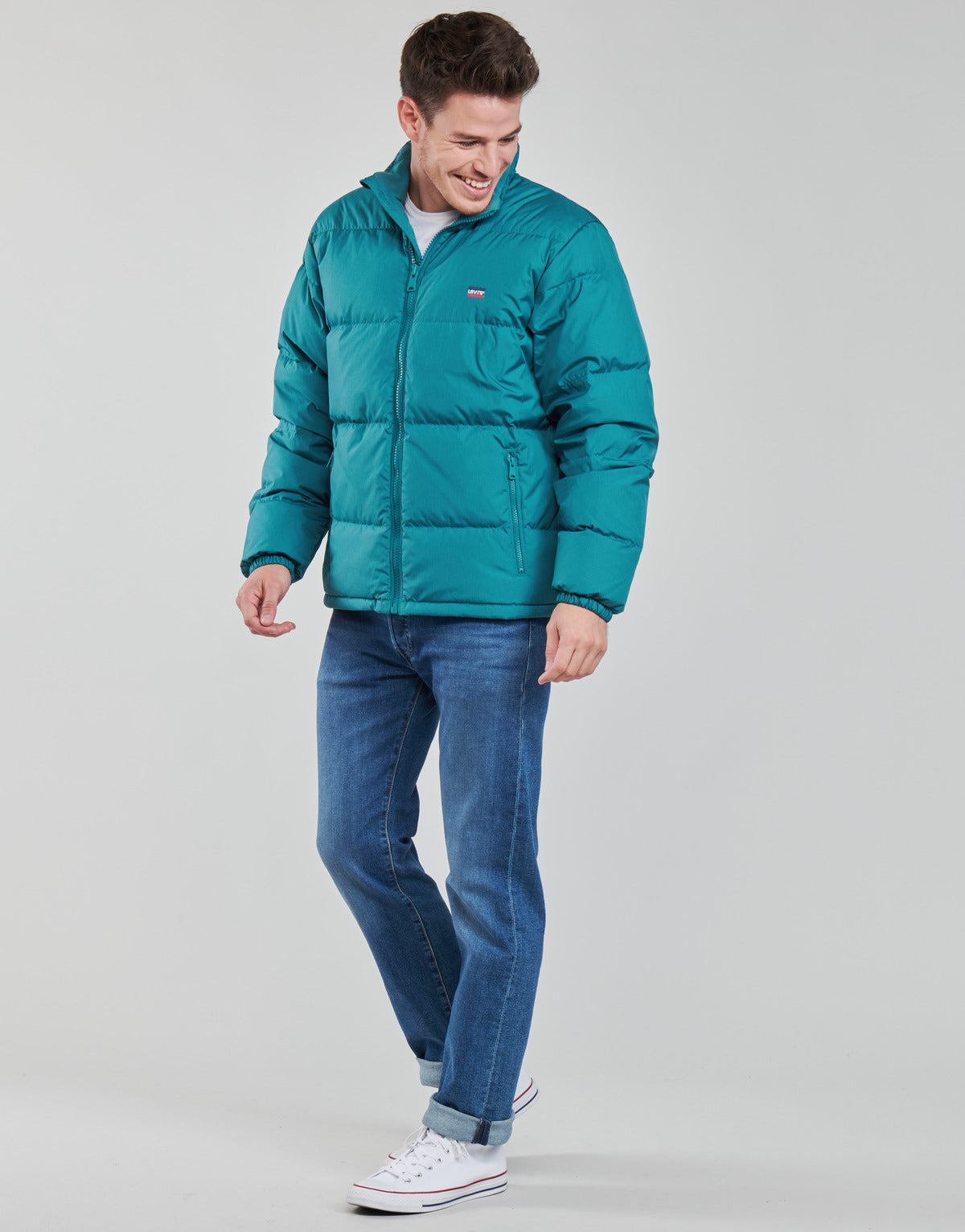 Piumino Uomo Levis FILLMORE SHORT JACKET Blu