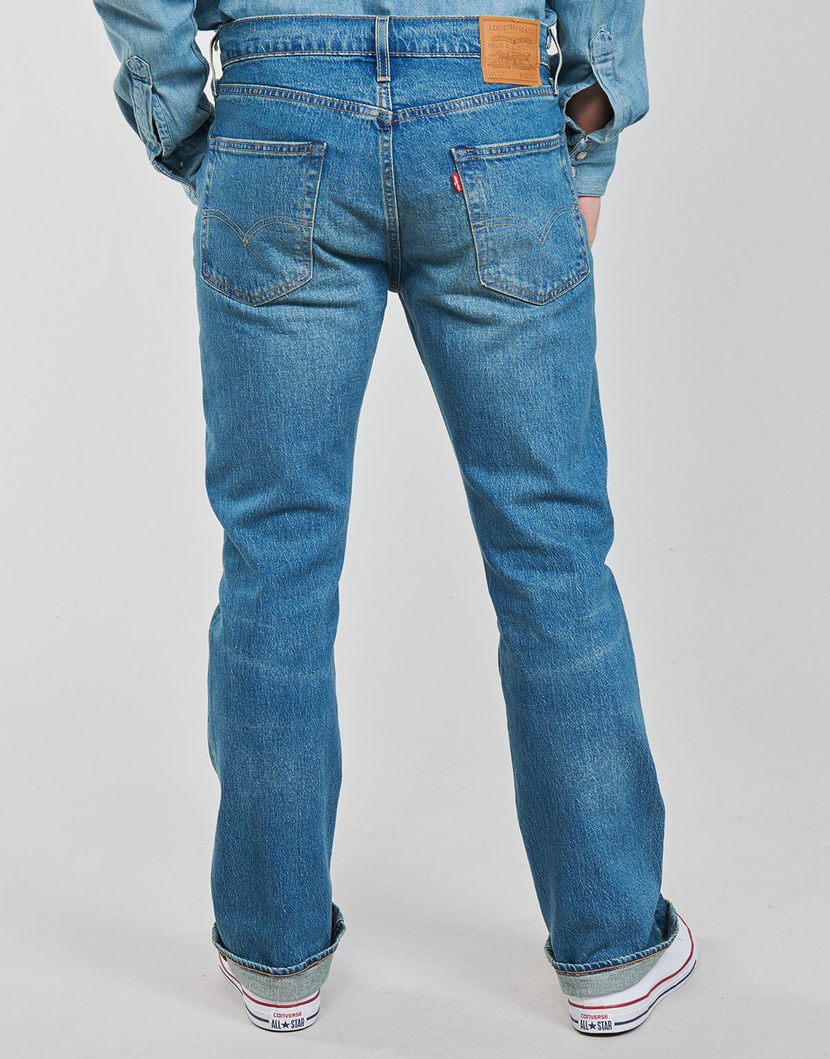 Jeans Bootcut Uomo Levis 527 SLIM BOOT CUT Blu