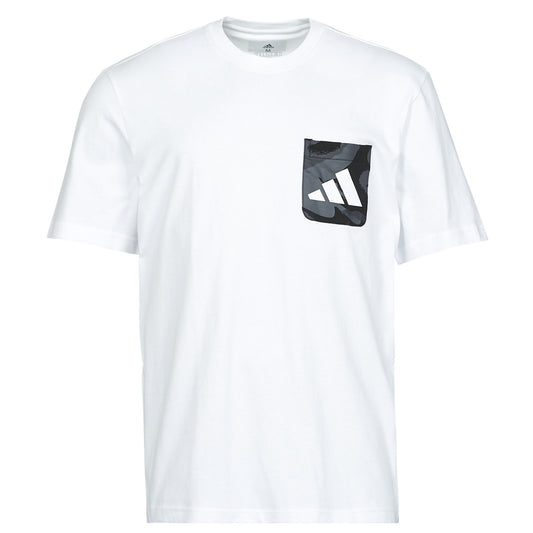 T-shirt Uomo adidas  CAMO PKT TEE  Bianco