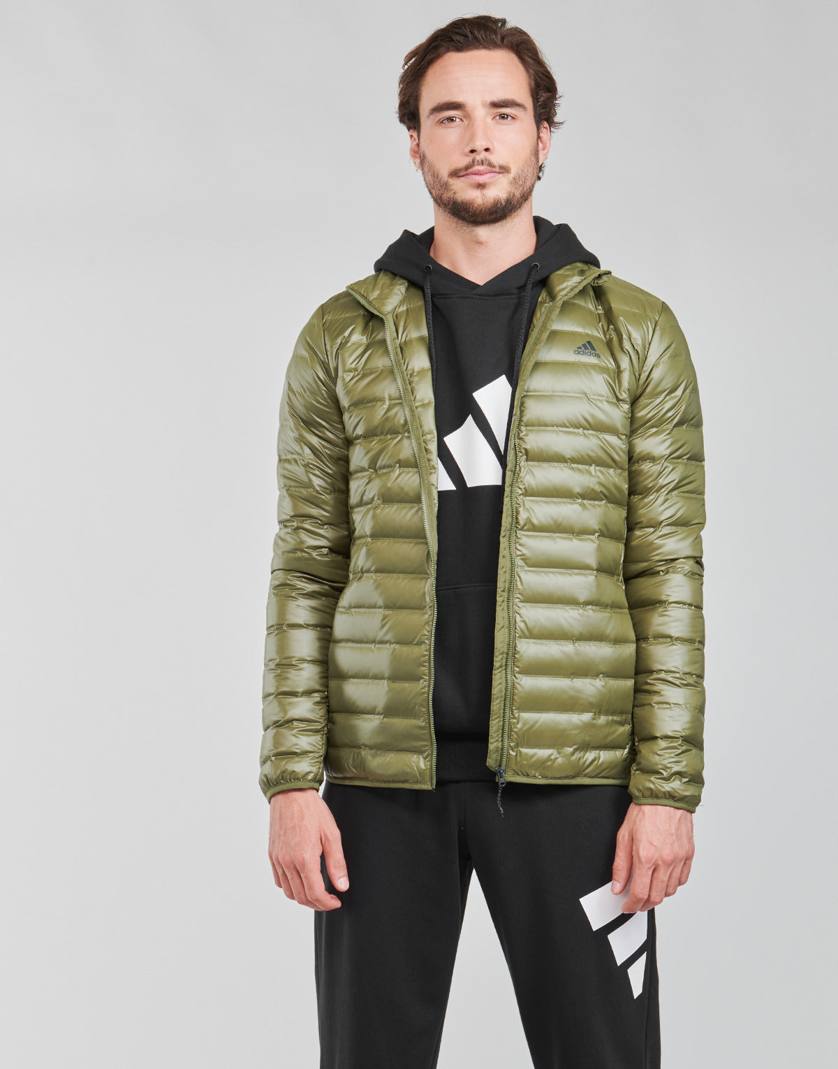Piumino Uomo adidas VARILITE JACKET Kaki