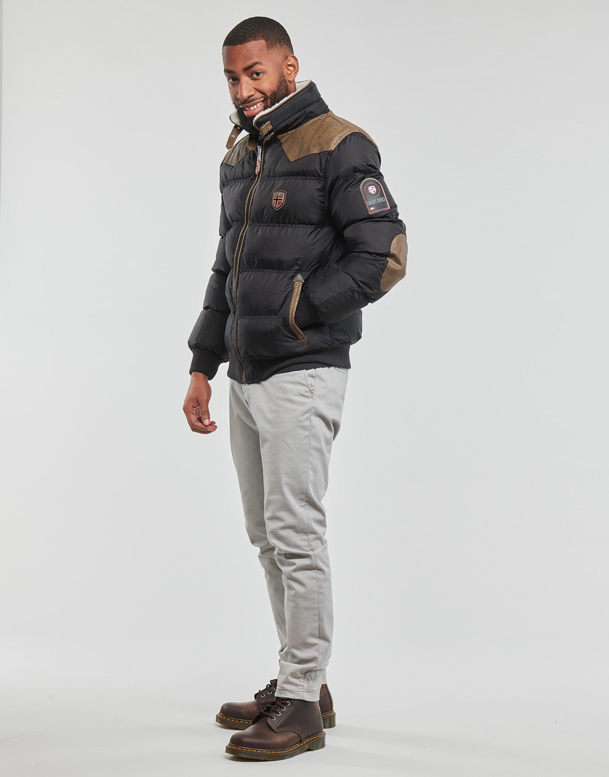Piumino Uomo Geographical Norway ABRAMOVITCH Nero