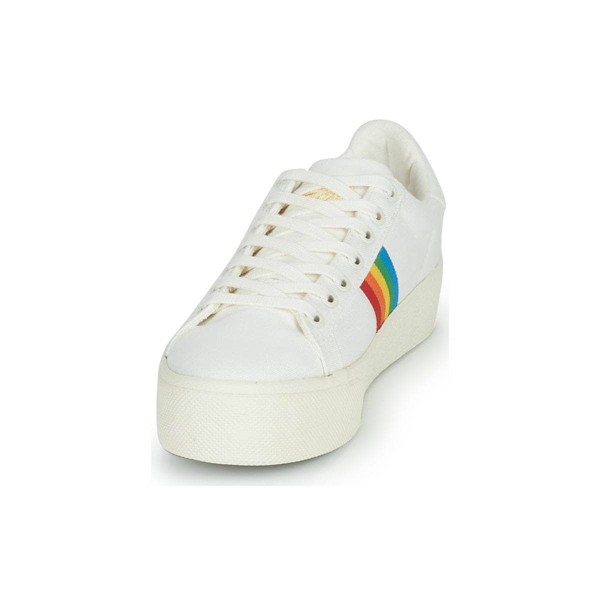 Sneakers basse Donna Gola ORCHID PLATFORM RAINBOW Bianco