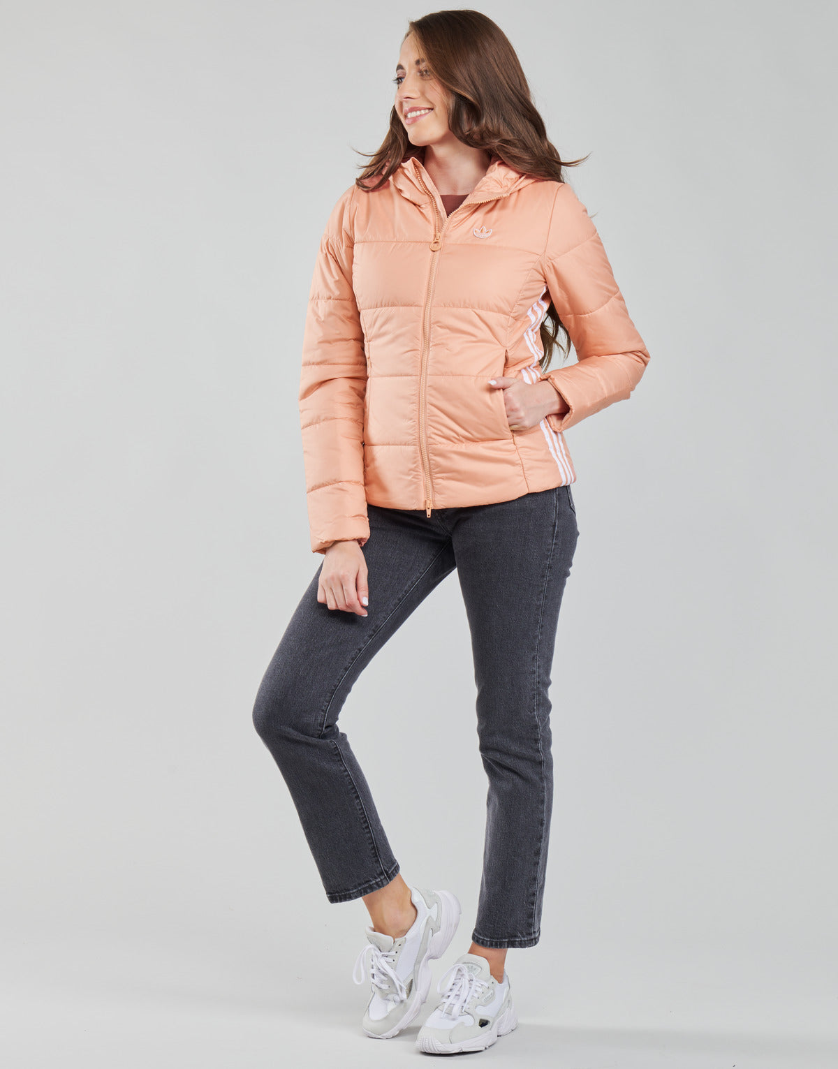 Piumino Donna adidas SLIM JACKET Rosa