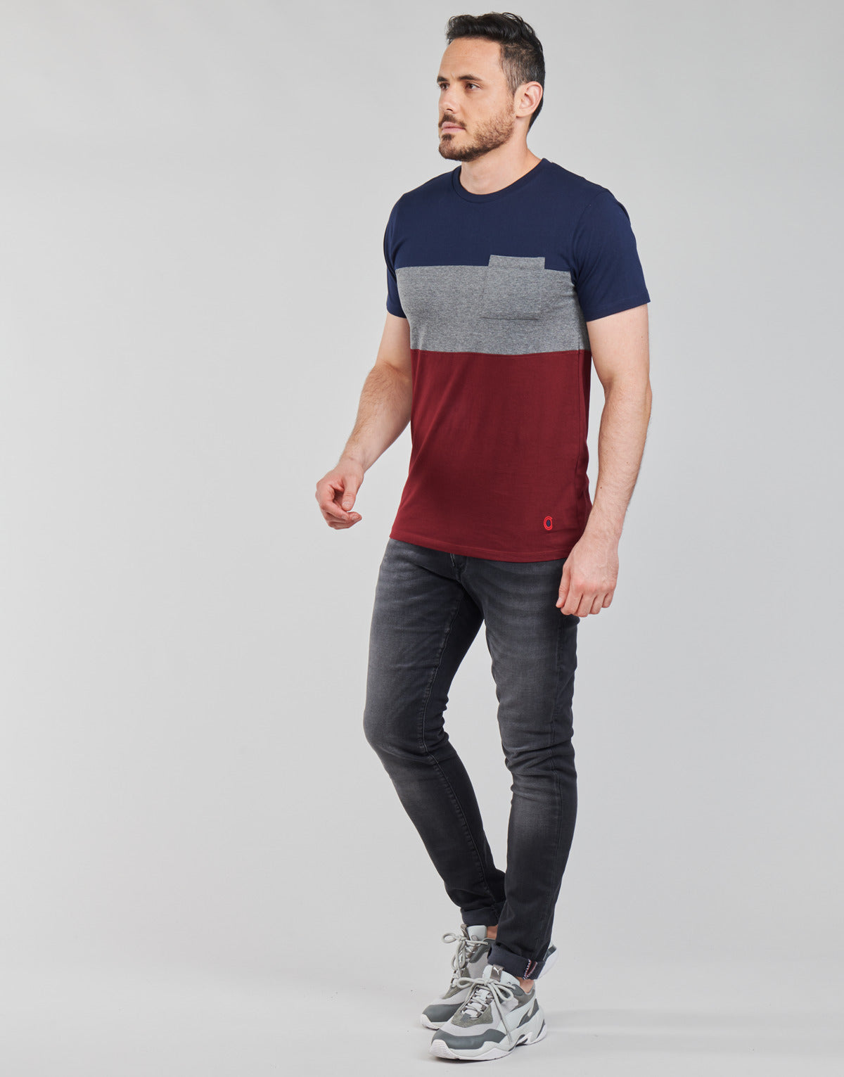 Jeans Slim Uomo Le Temps des Cerises 712 JOGG Nero