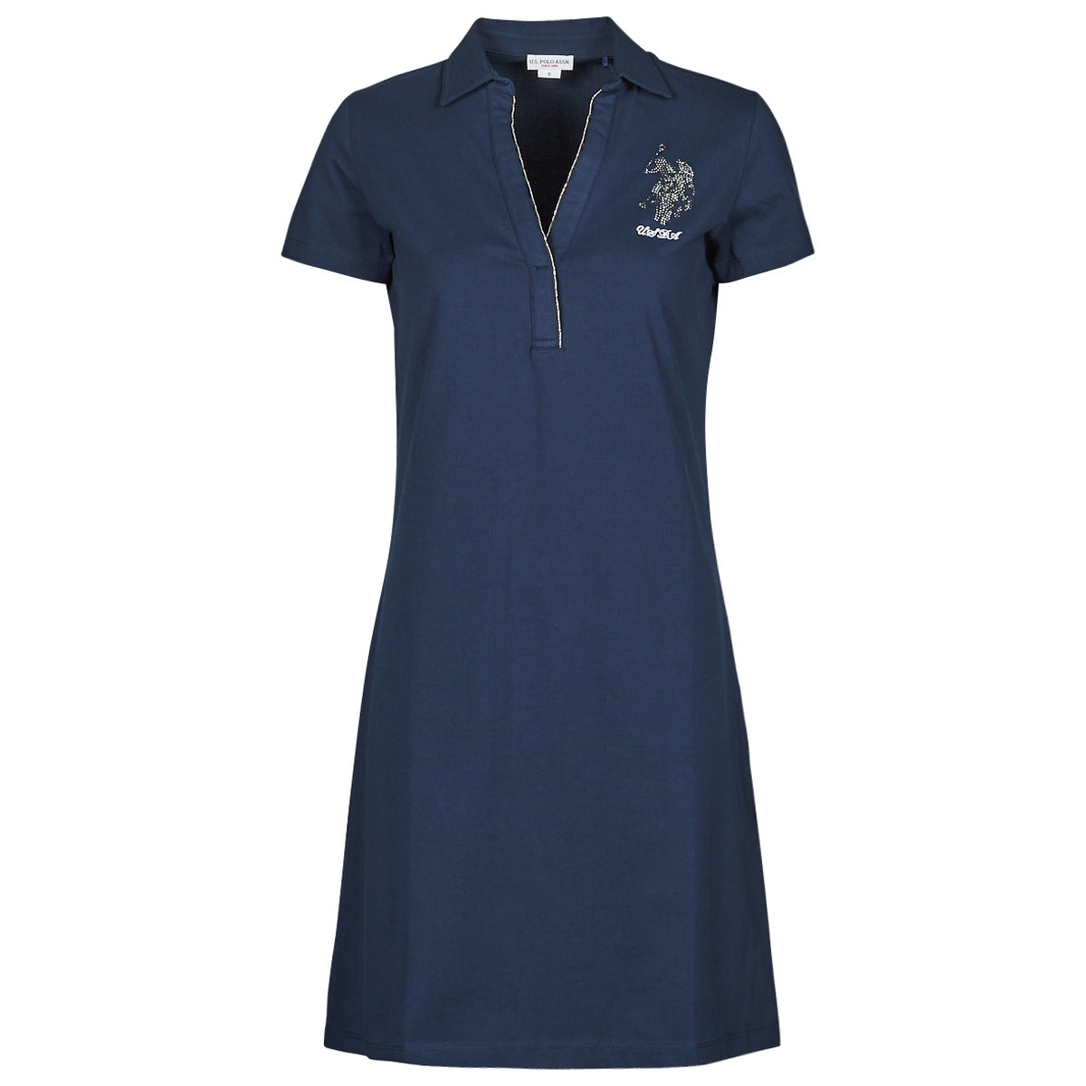 Abito corto Donna U.S Polo Assn. CHRISTINE DRESS SS Blu