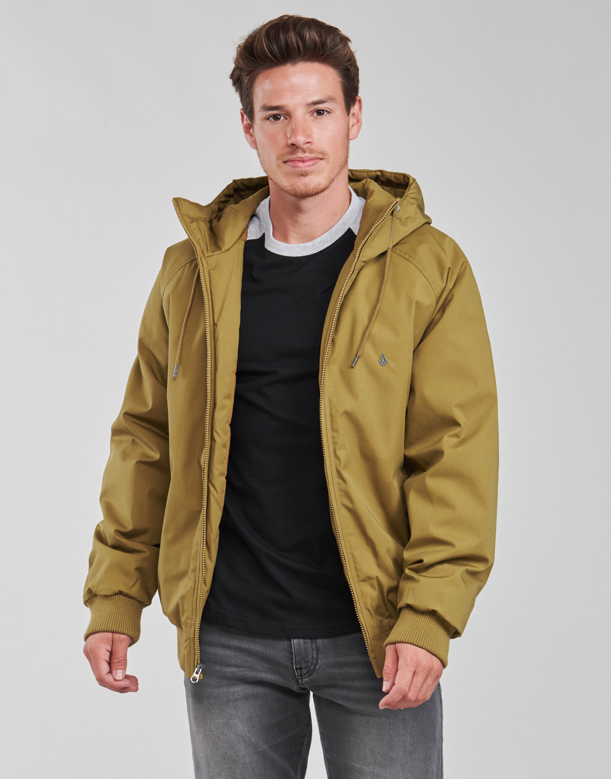 Giubbotto Uomo Volcom  HERNAN 5K JACKET  Kaki