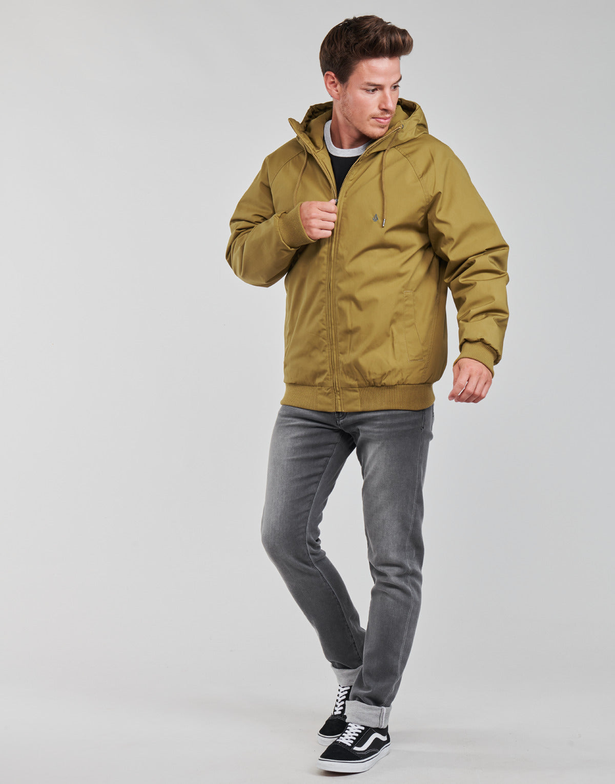 Giubbotto Uomo Volcom  HERNAN 5K JACKET  Kaki