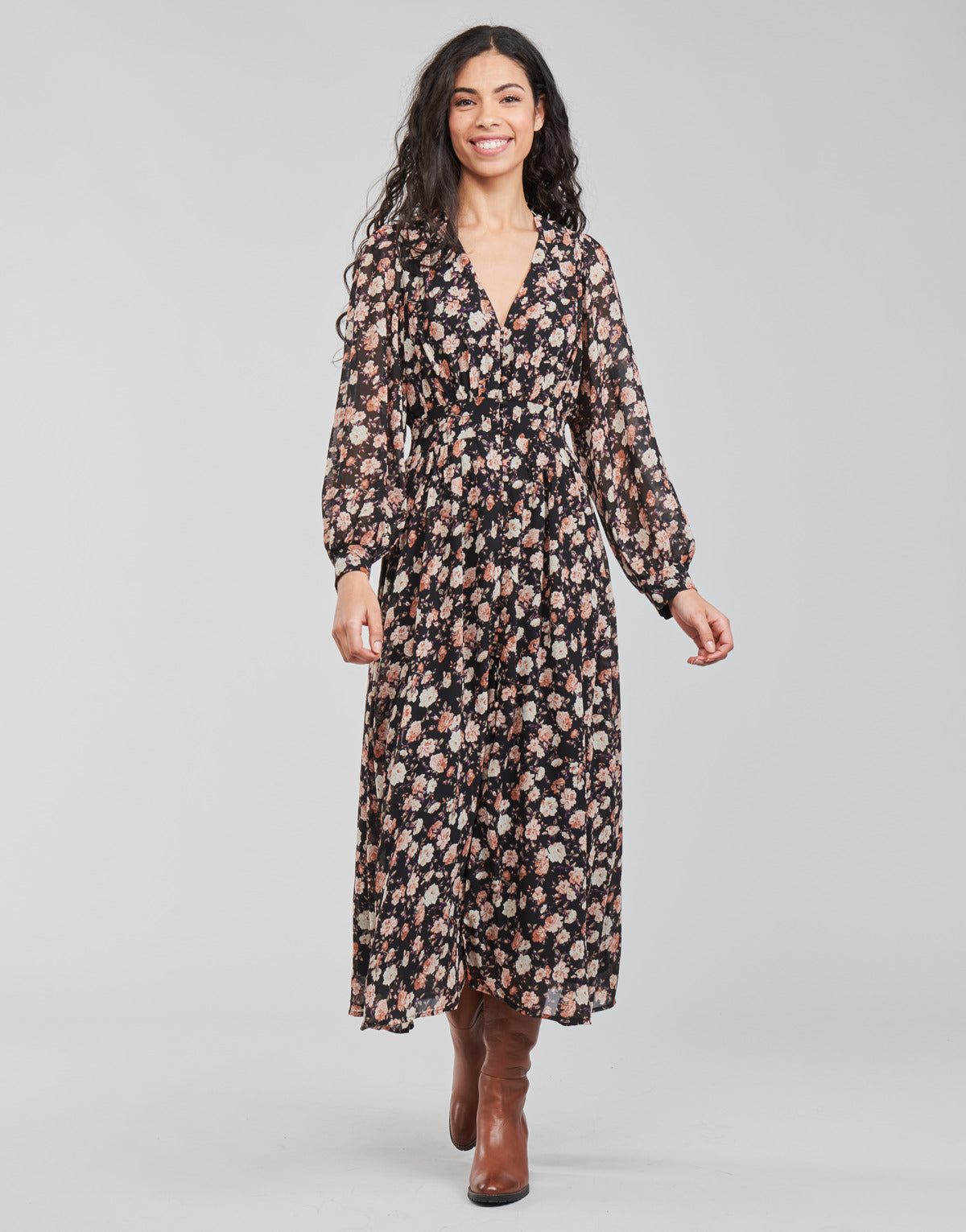 Abito lungo Donna Betty London PILOMENE Nero