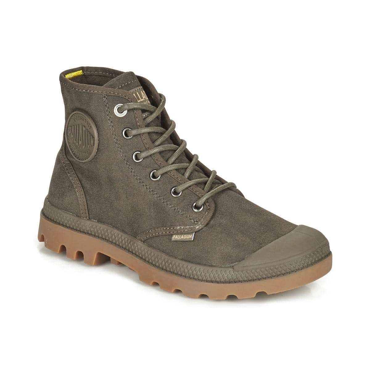 Sneakers alte Uomo Palladium PAMPA CANVAS Marrone