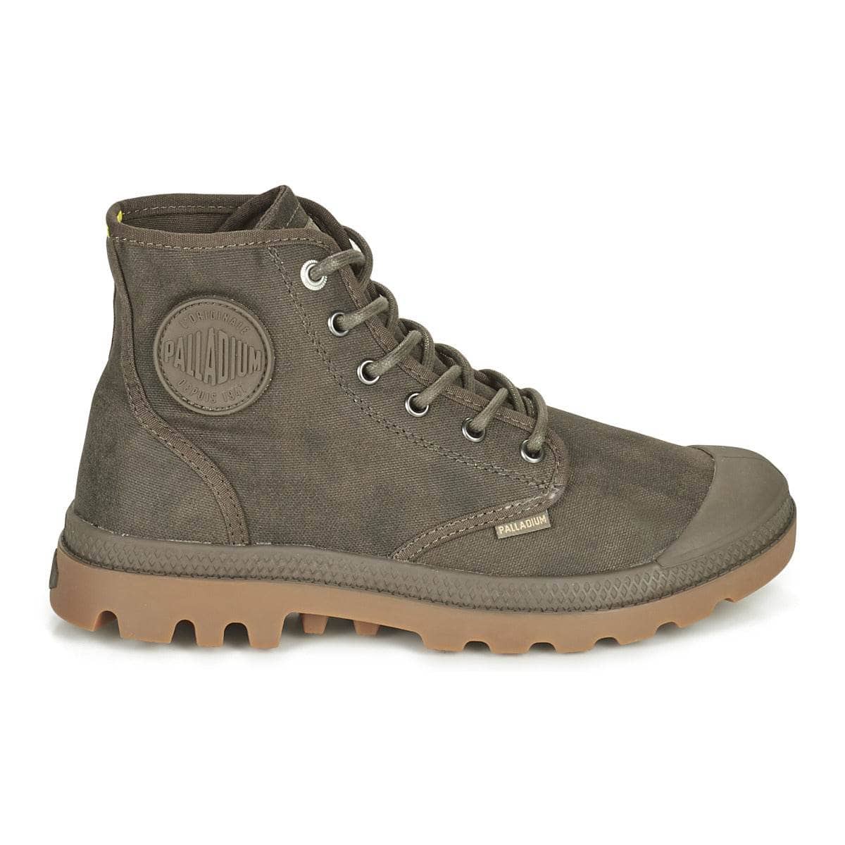 Sneakers alte Uomo Palladium PAMPA CANVAS Marrone