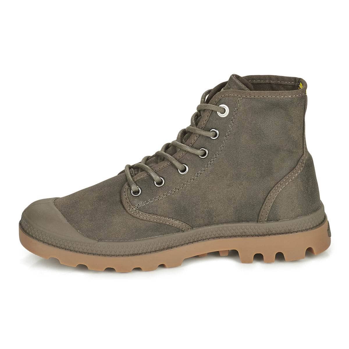 Sneakers alte Uomo Palladium PAMPA CANVAS Marrone