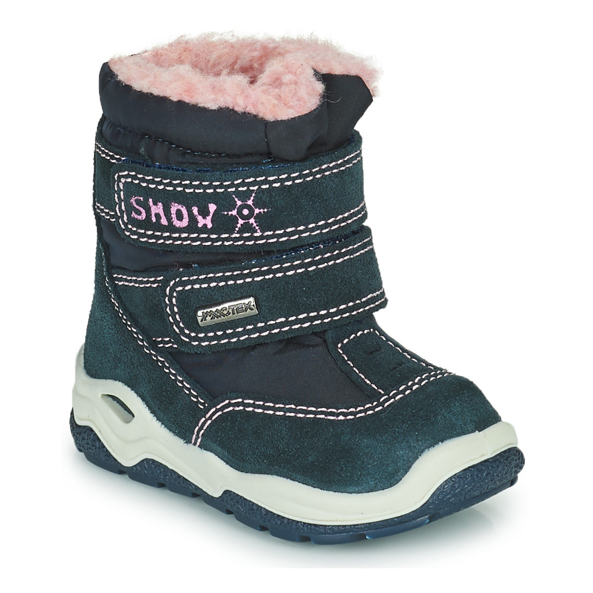 Scarpe da neve bambini ragazza Citrouille et Compagnie POUDOU Blu