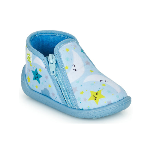 Pantofole bambini ragazza Citrouille et Compagnie PIFOU Blu