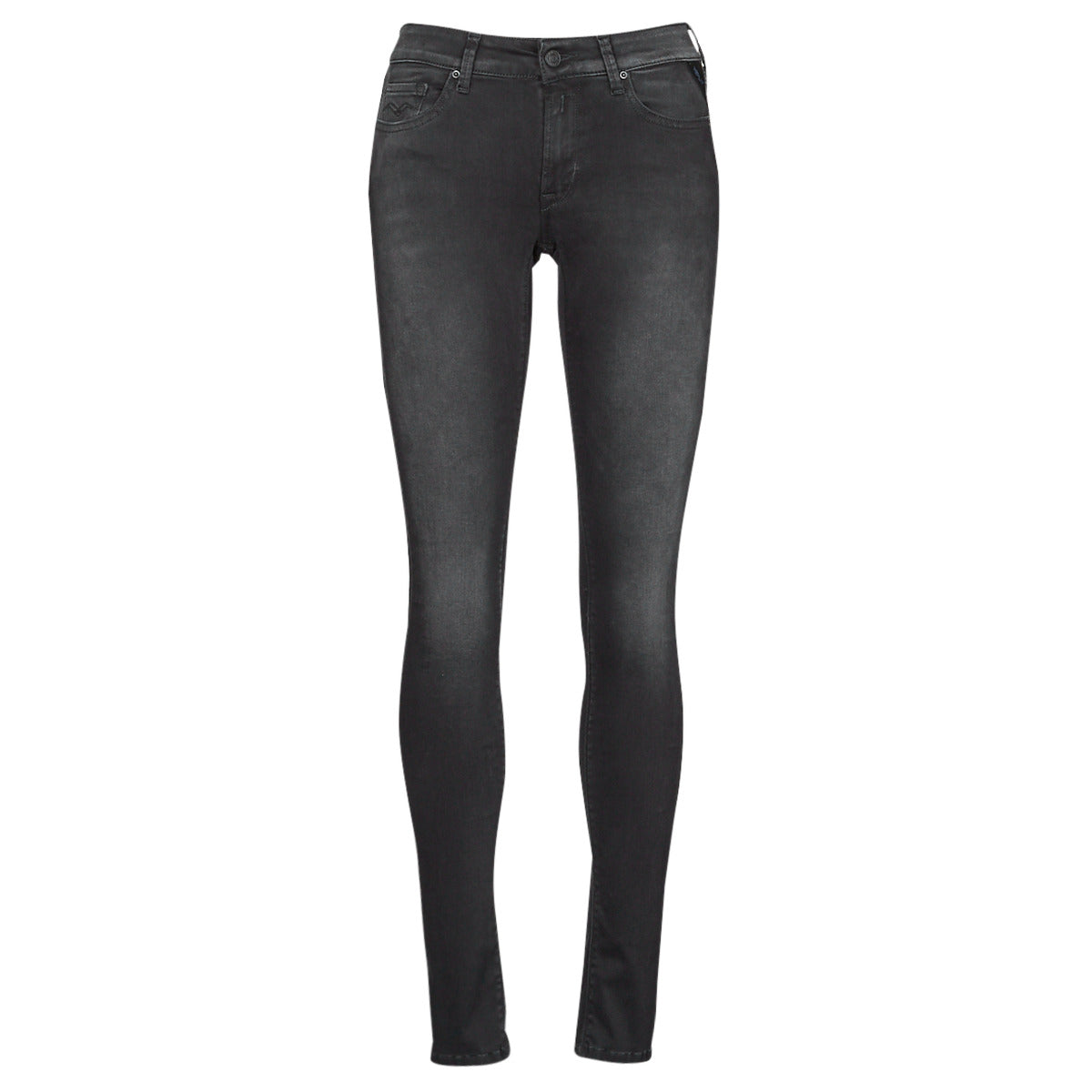 Jeans skynny Donna Replay LUZIEN Nero