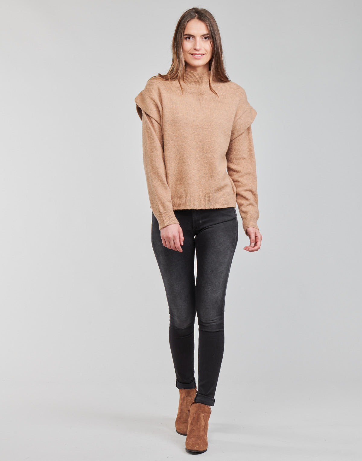 Jeans skynny Donna Replay LUZIEN Nero