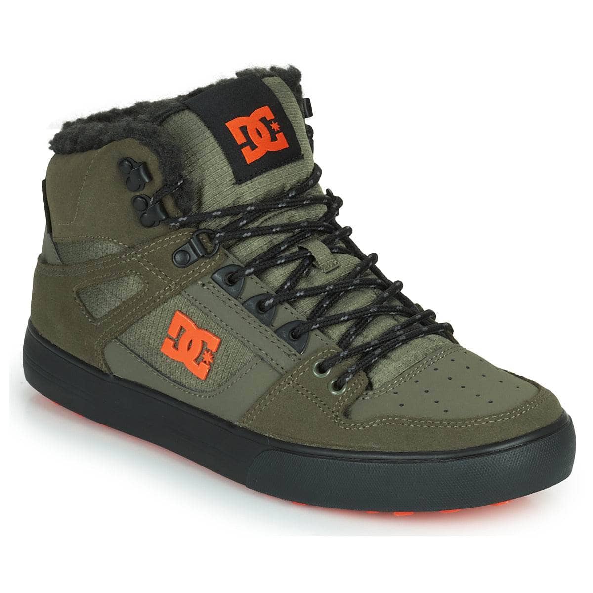 Sneakers alte Uomo DC Shoes PURE HIGH-TOP WC WNT Kaki