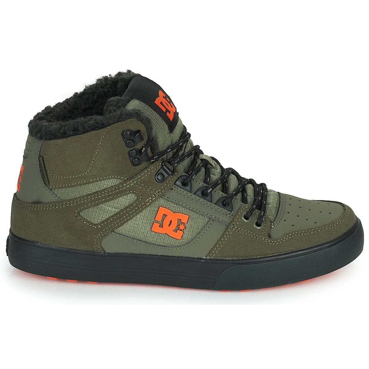 Sneakers alte Uomo DC Shoes PURE HIGH-TOP WC WNT Kaki