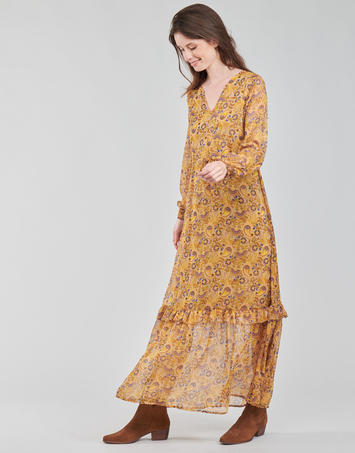 Abito lungo Donna Vila VIFALIA Marrone