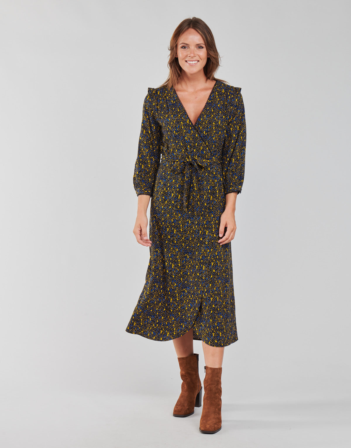 Abito lungo Donna Vila VIZUGI Nero