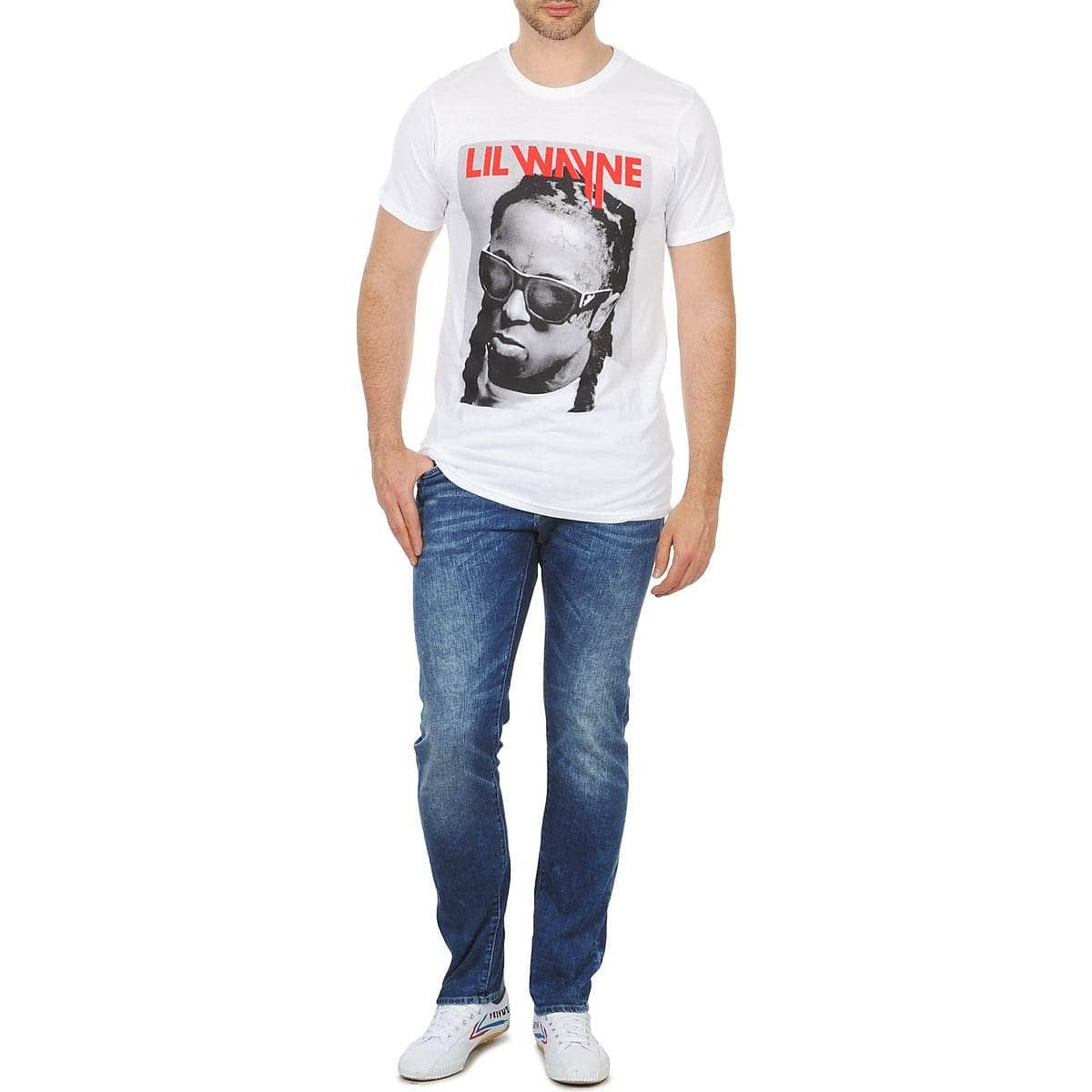 T-shirt Uomo Eleven Paris APY M Bianco