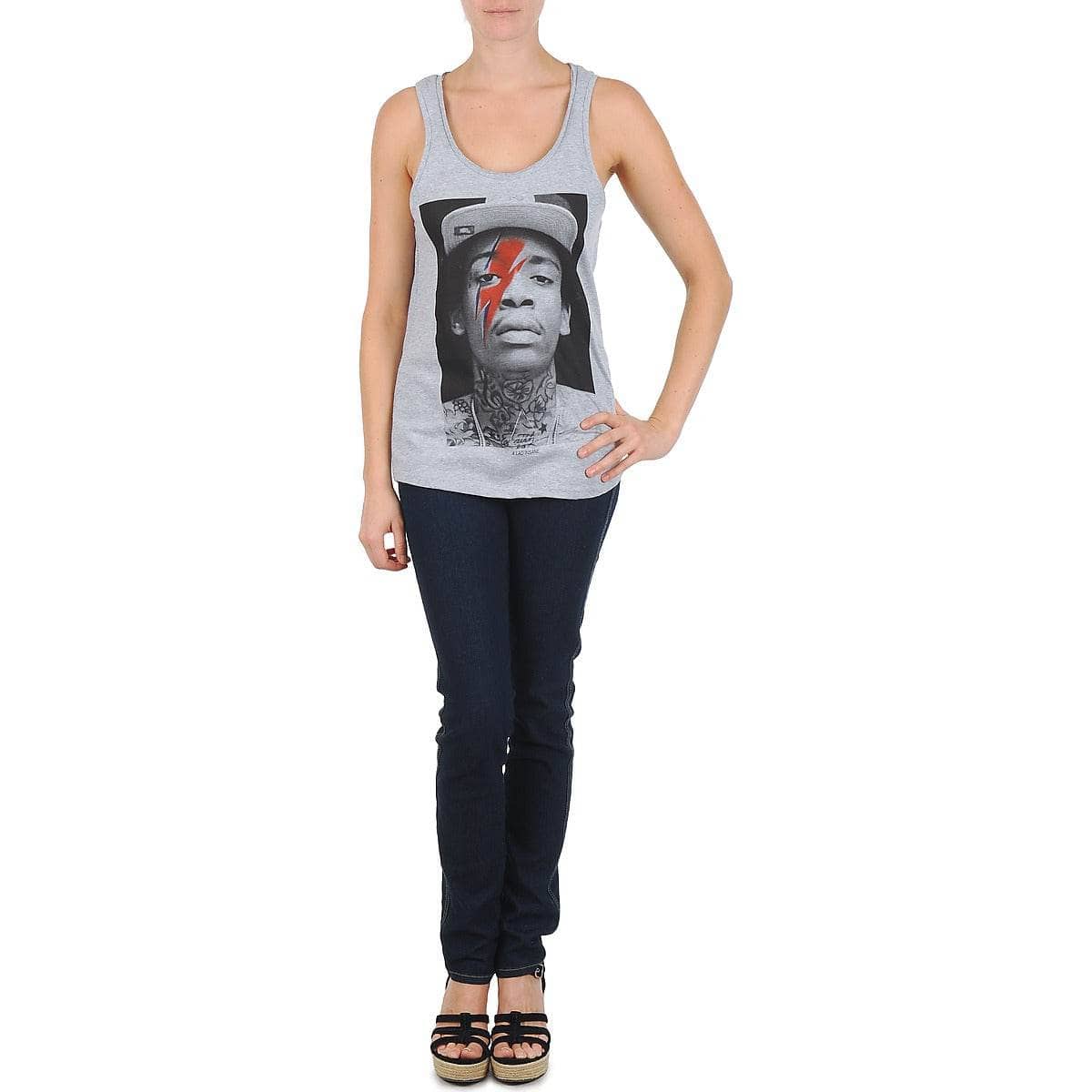 Top Donna Eleven Paris KALIFA DEB W Grigio