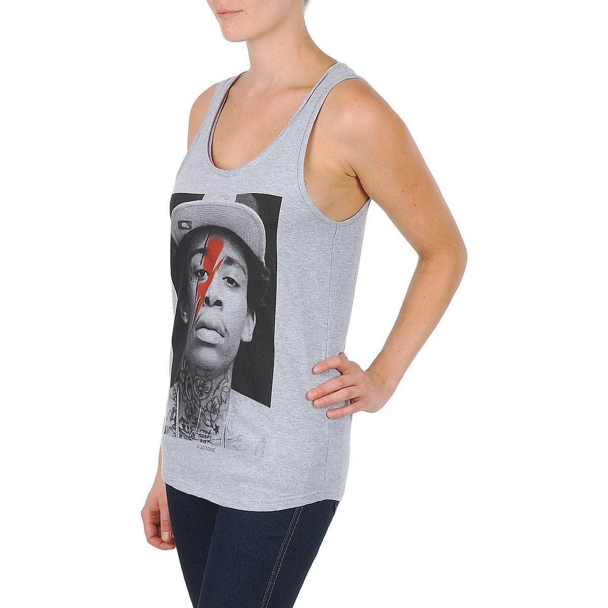 Top Donna Eleven Paris KALIFA DEB W Grigio