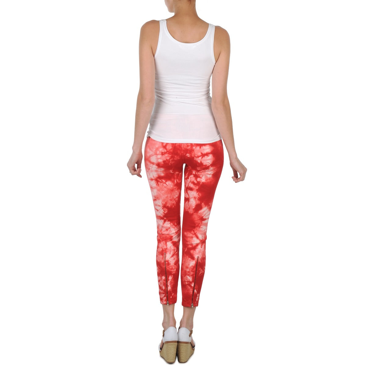 Pantaloni 7/8 e 3/4 Donna Eleven Paris DAISY Rosso