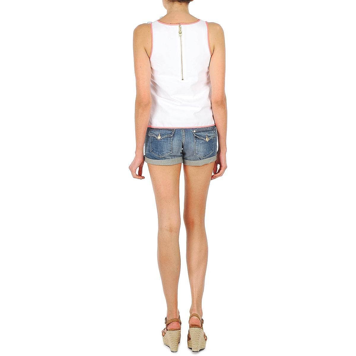 Top Donna Manoush TOP NOEUD NOEUD Bianco