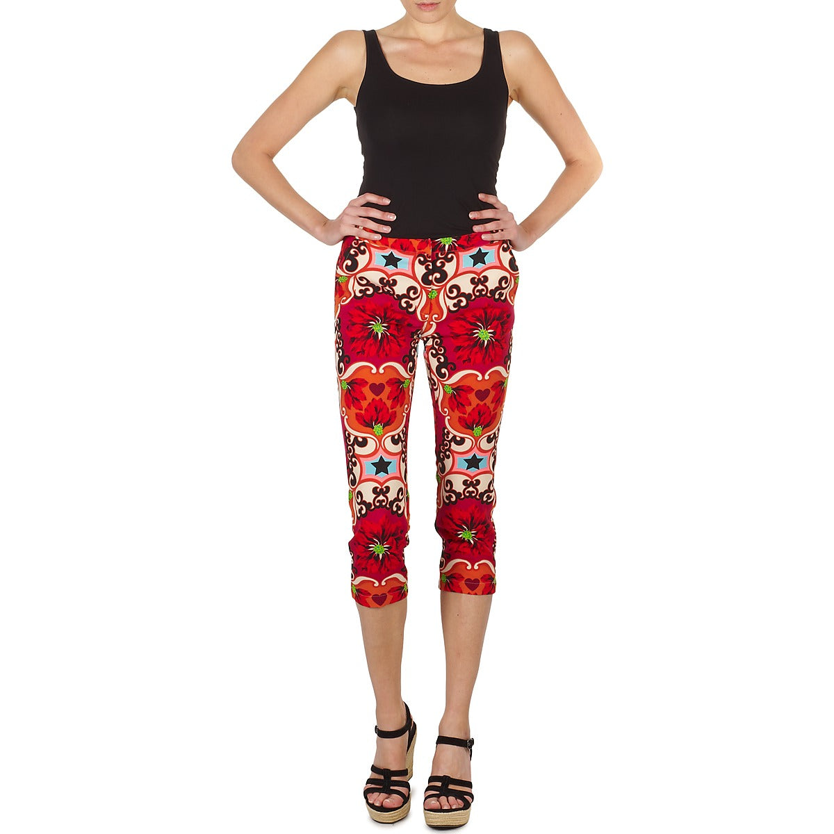 Pantaloni 7/8 e 3/4 Donna Manoush PANTALON POPPY Rosso