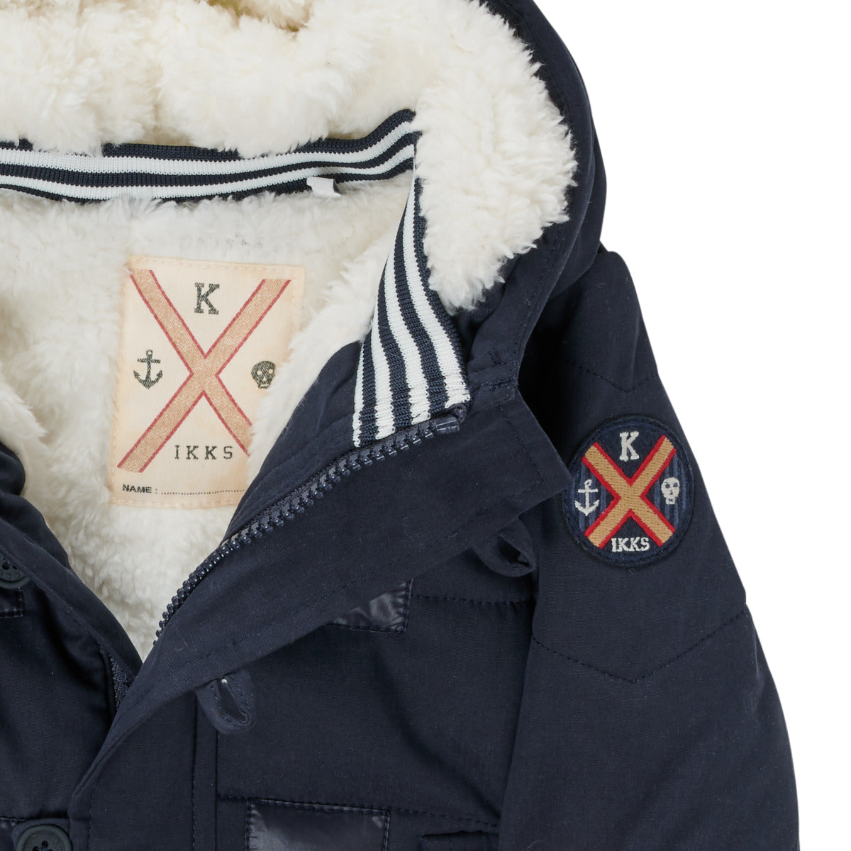 Parka ragazzo Ikks MARINE Blu