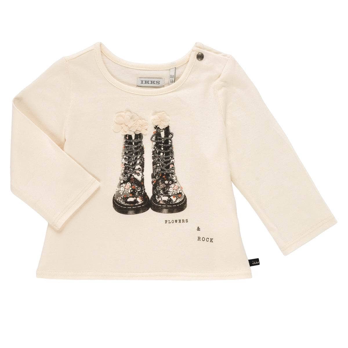 T-shirts a maniche lunghe ragazza Ikks PAON Bianco