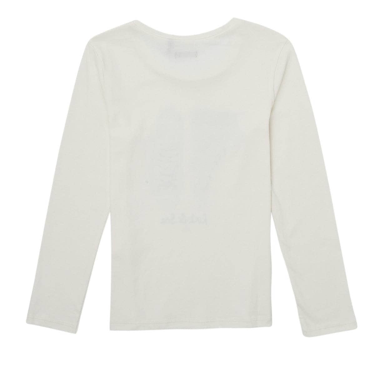 T-shirts a maniche lunghe ragazza Ikks CYAN Bianco