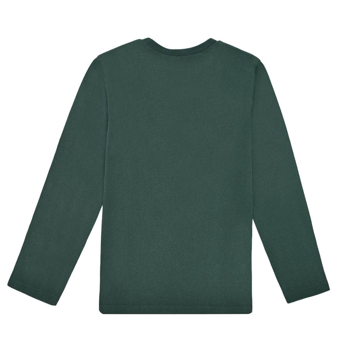 T-shirts a maniche lunghe ragazzo Ikks TOMETTE Kaki