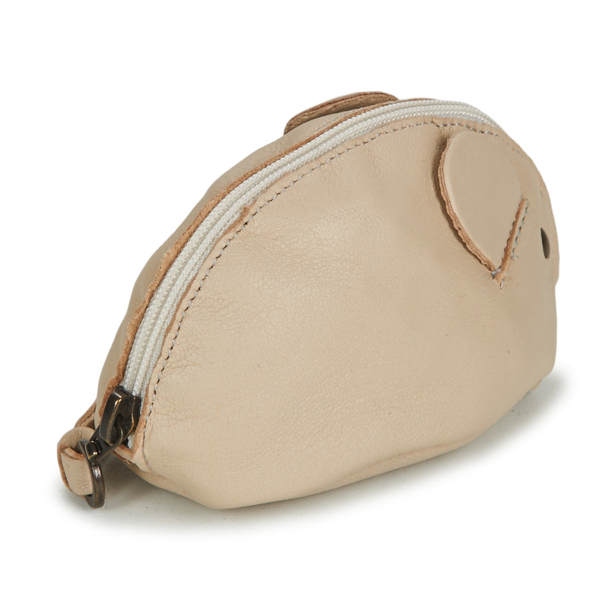 Portamonete ragazza Easy Peasy ZIPPY MOUSE Beige