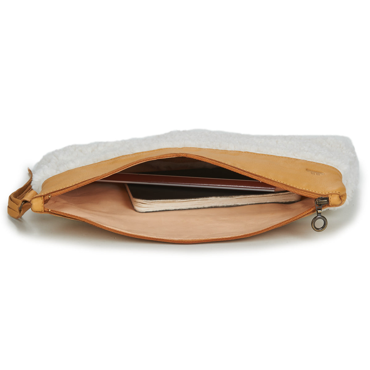 Borsetta elegante Donna Easy Peasy POUCHY FOURRURE Marrone